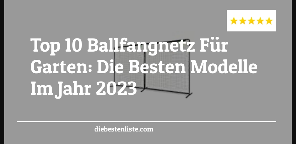 Ballfangnetz Fuer Garten