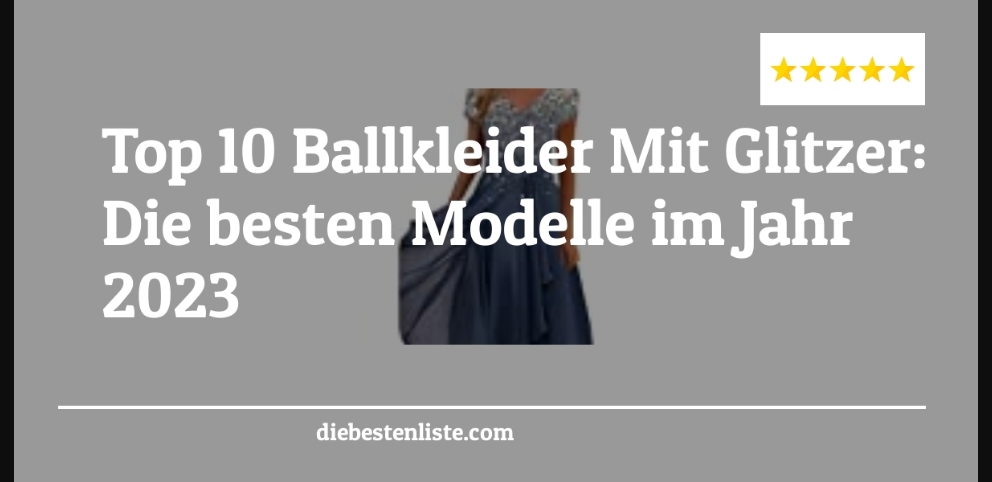 Ballkleid Glitzer