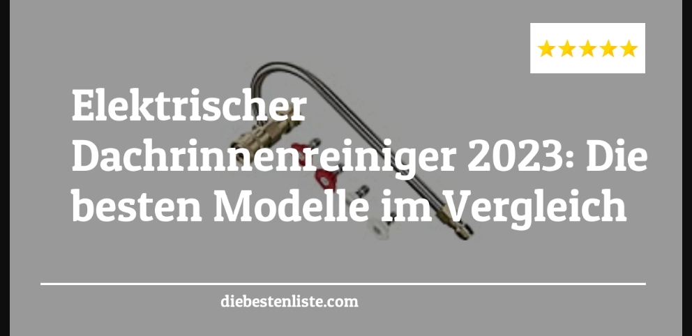 Elektrischer Dachrinnenreiniger