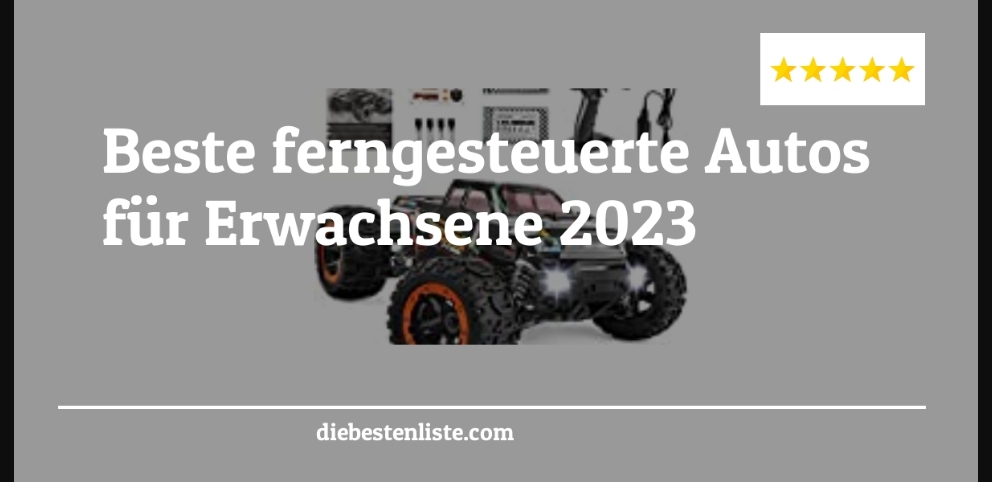 Ferngesteuerte Autos Fuer Erwachsene