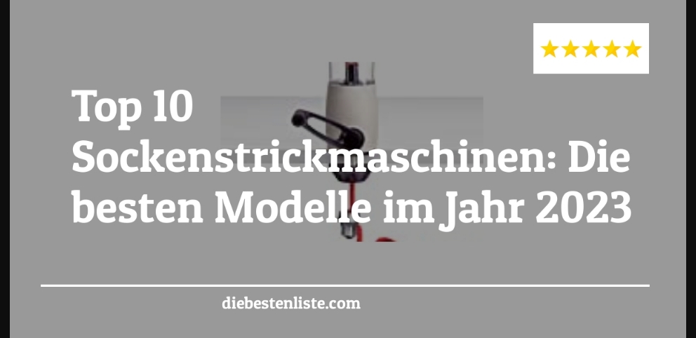 Sockenstrickmaschine