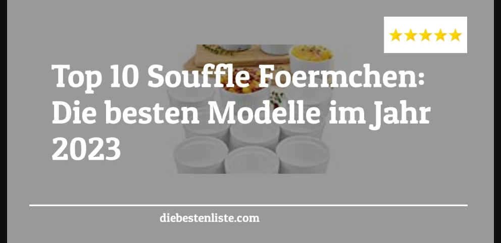 Souffle Foermchen